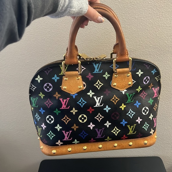 Louis Vuitton Monogram Multicolor Coated Canvas Top Handle Bag - Picture 6 of 16
